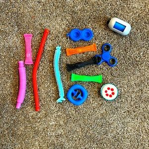 Lot of fidget toys